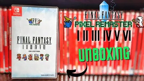 FINAL FANTASY Collection Pixel Remaster Unboxing - Nintendo Switch #finalfantasy #nintendo