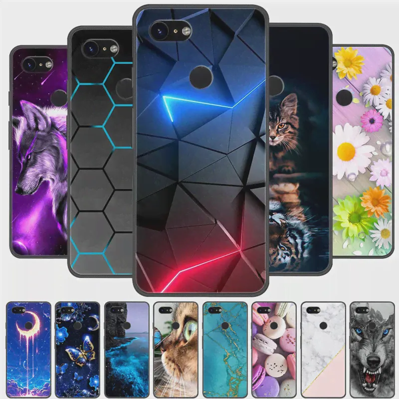 🛍 Чехол для Google Pixel 3a XL, силиконовая задняя крышка, чехол для Google Pixel 3 XL 3A Google Pixel 3A XL, чехол s, Мягкий бампер, чехол-0