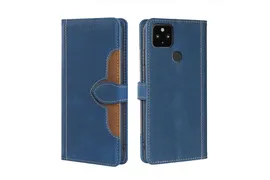 Чехол-книжка MyPads для Google Pixel 5 XL / 4A 5G / Гугл Пиксель 4A 5G (синий)