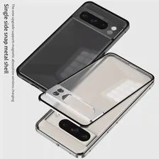 Роскошная металлическая алюминиевая панель для Pixel 8 7 A Pro с защитой объектива матовая задняя панель металлическая рамка Противоударная крышка (art.: 3920c7922bfd1)