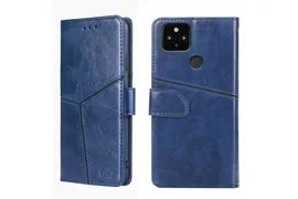 Чехол-книжка MyPads для Google Pixel 5 XL / 4A 5G / Гугл Пиксель 4A 5G (сапфир)