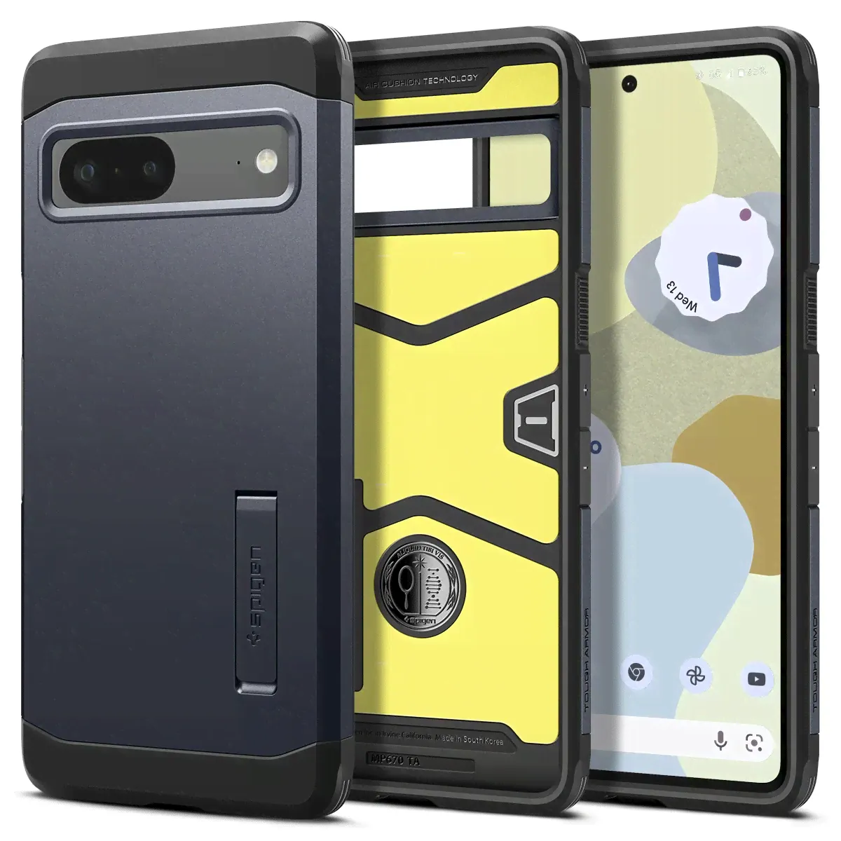 Чехол для Pixel 7 Spigen (ACS04701) Tough Armor Black